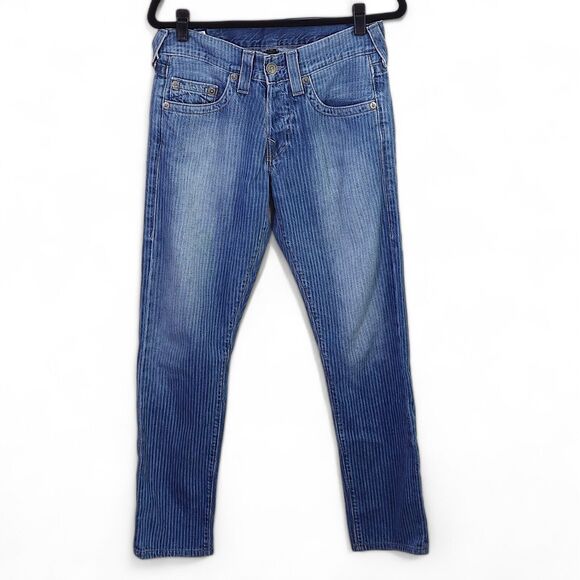 True Religion Denim - True Religion Women’s Jeans Size 29 Americana Denim Distressed Slim Fit Heritage